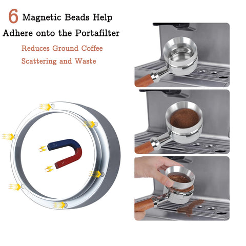BUWILRQ 4-piece espresso accessories kit for home or cafe use