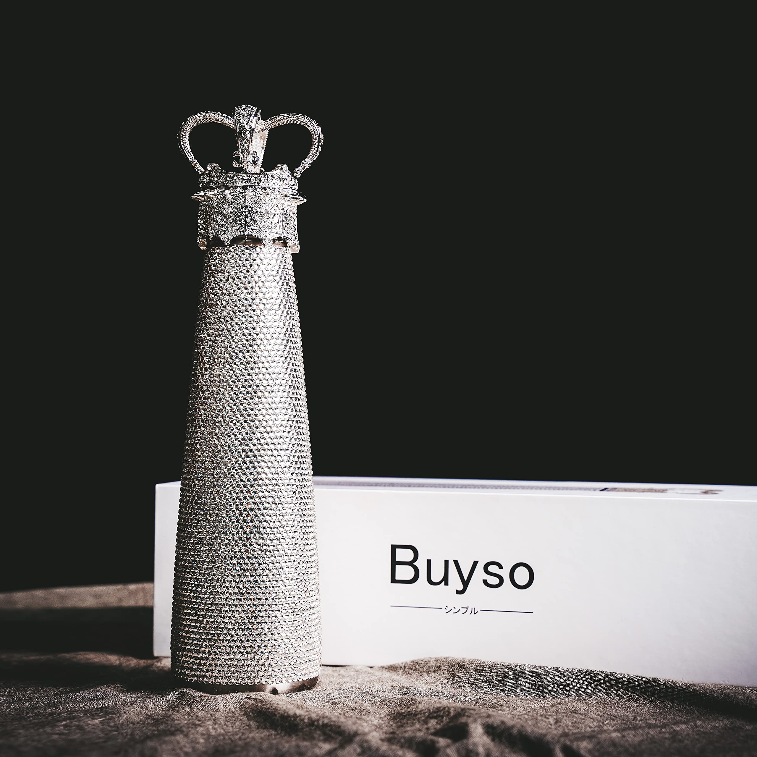 Buyso Bling Water Bottle glitter finish catches light for daily glam.