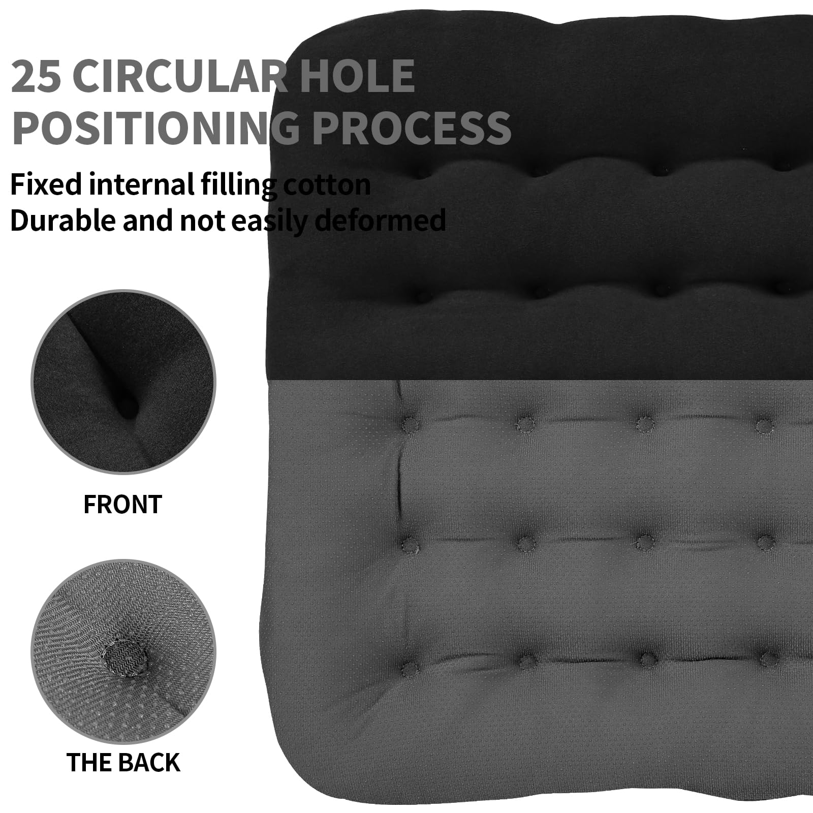 BUYUE soft velvet finish provides skin-friendly surface and luxurious feel for daily seating