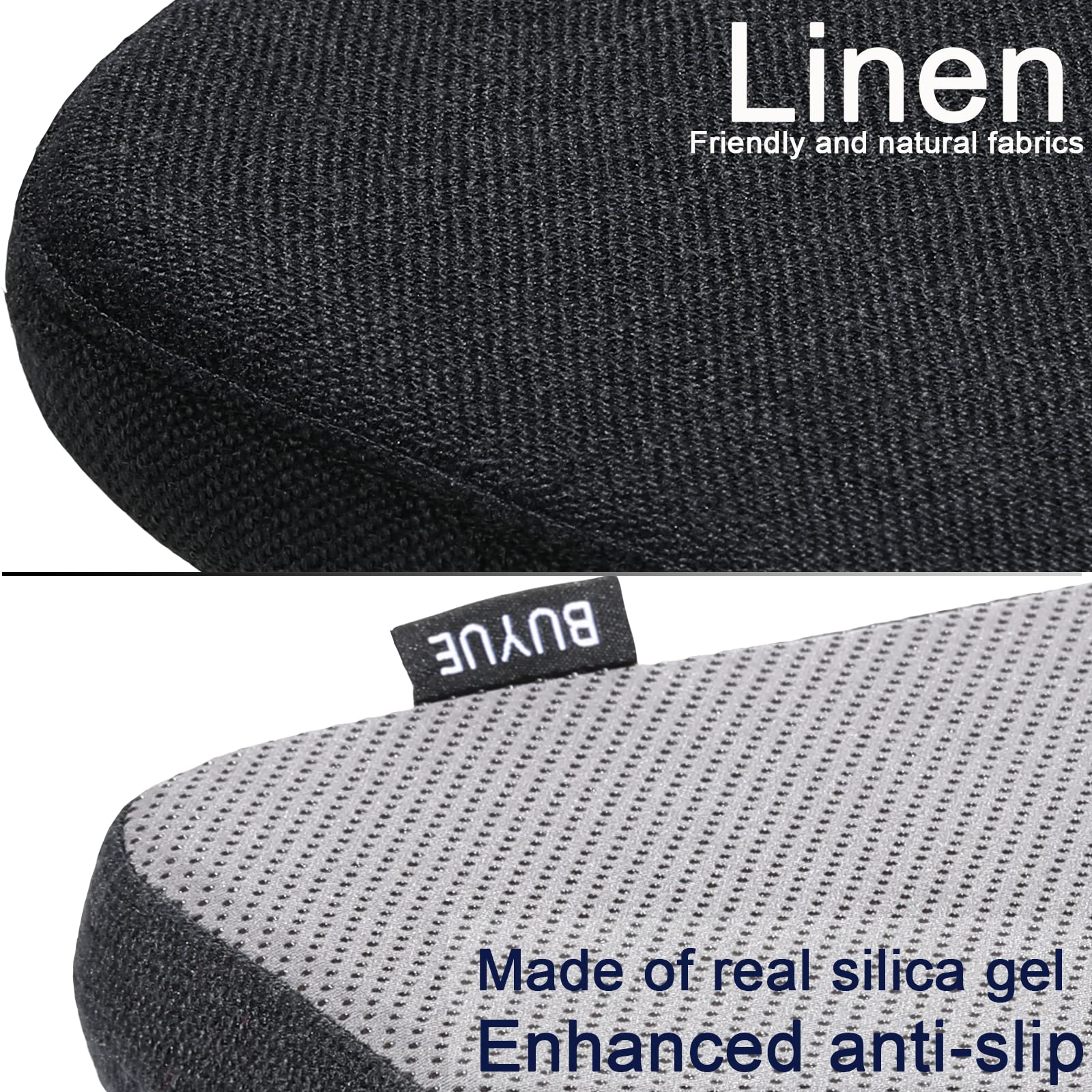 BUYUE breathable linen cushions improve comfort during long cafe sessions