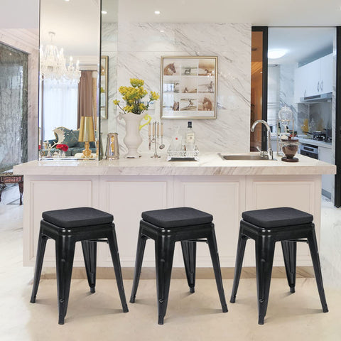 BUYUE easy-clean bar stool cushion for dining and bar areas