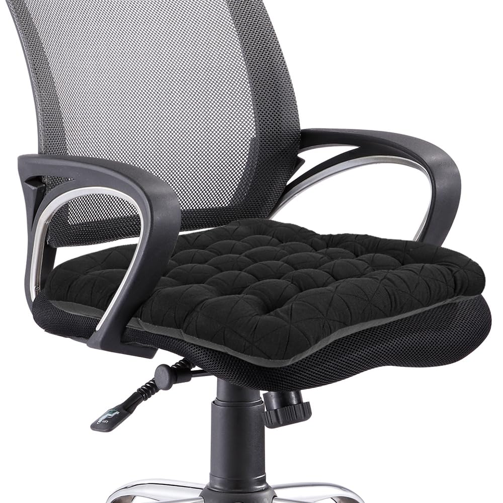 BUYUE Good Support chair cushion with triangle jacquard fabric for enhanced comfort.