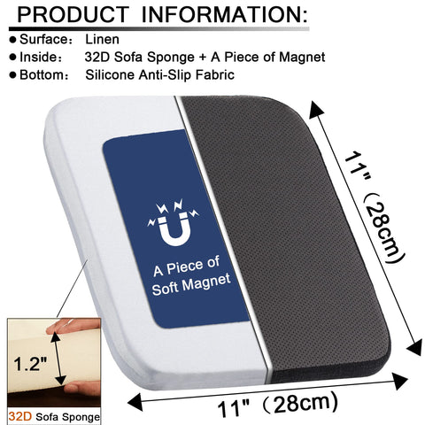 BUYUE magnetic bar-stool cushion with breathable linen surface enhances cafe comfort