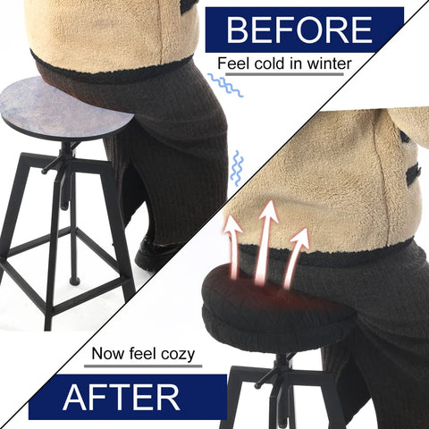 Cushion thickness 2.4 inches delivers steady comfort for longer sits.