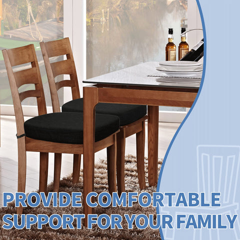 BUYUE thickened chair cushion bottom silicone nonslip keeps seat in place.