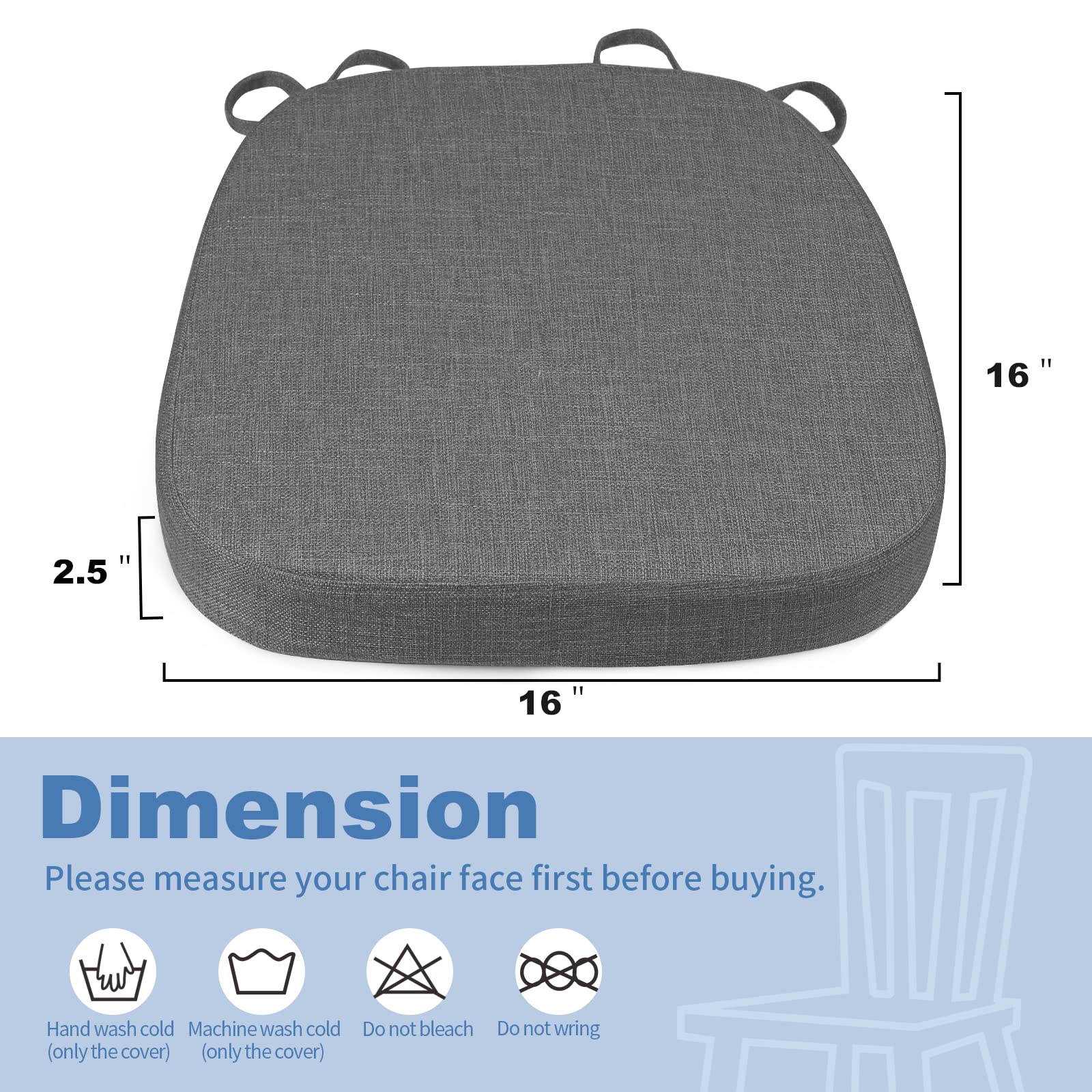 BUYUE woven fabric top and silicone bottom detail for stability.