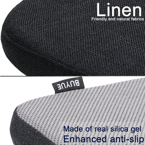 BUYUE U-shape 14x14 cushion fits most chairs.