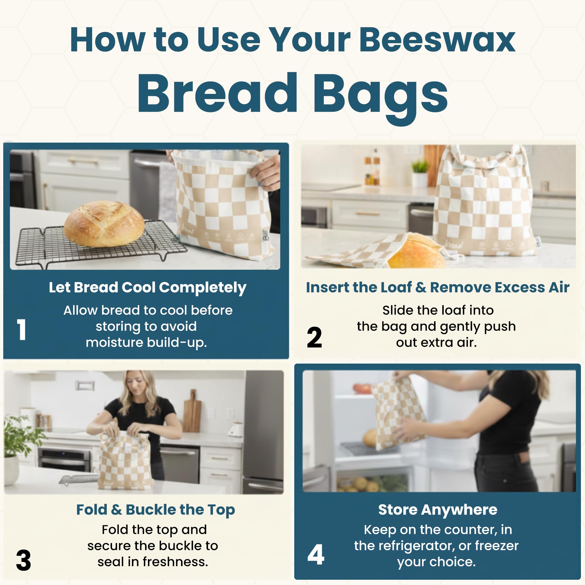 Buzzy Bags organic cotton texture highlighting premium materials
