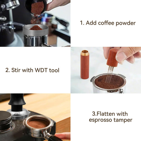 BVRAIB latte art pen enables delicate espresso designs.