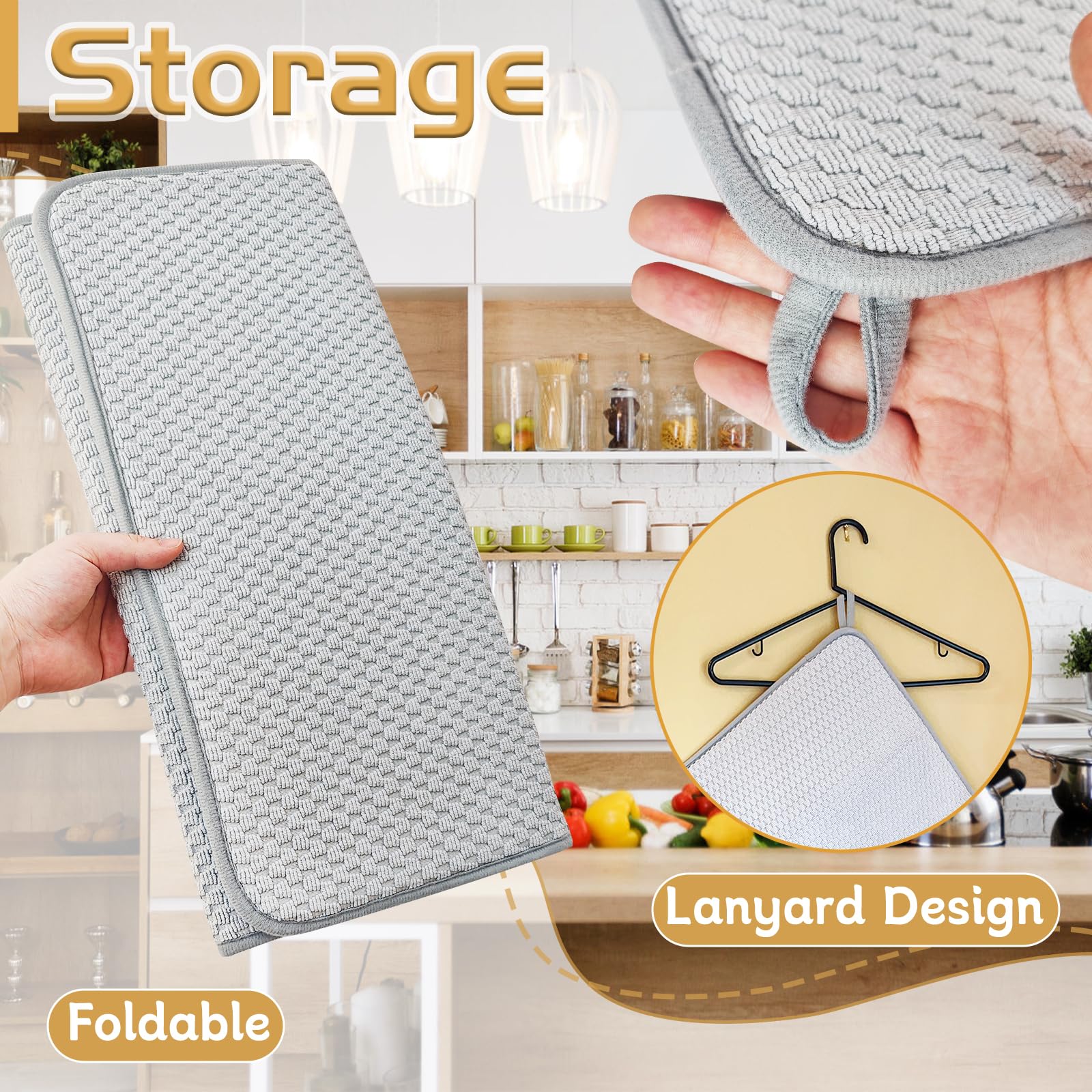 Bvrbaory mats fold flat for easy storage and cold-water cleaning