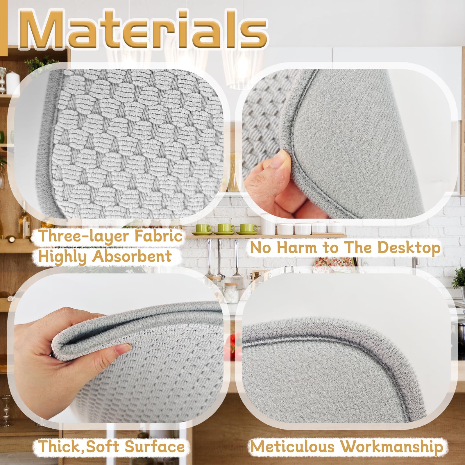 Bvrbaory three-layer material delivers extra absorption without scratching ware