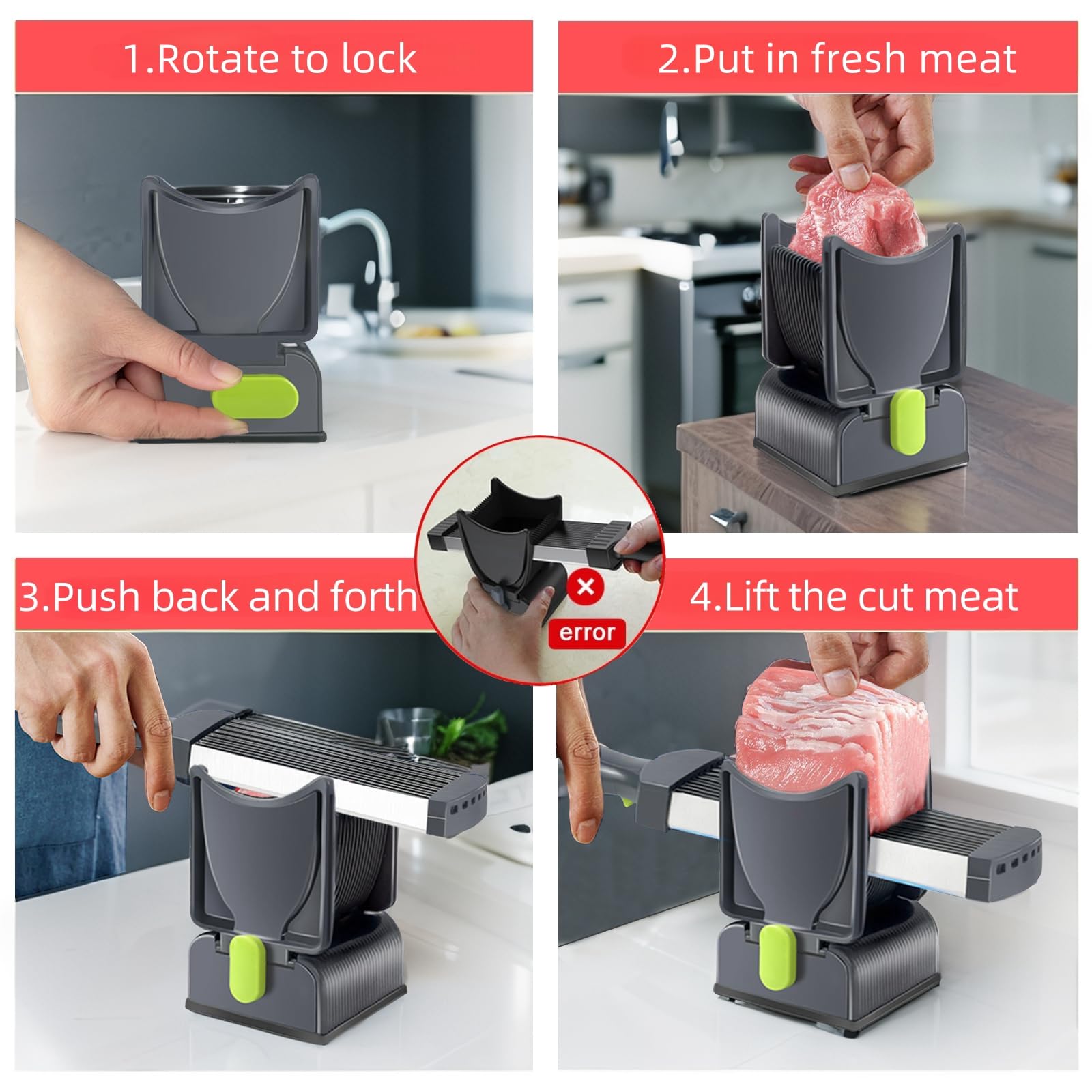 Bwhhoxi non-slip suction base providing countertop stability