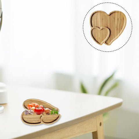 BWWNBY wooden tray for fruit display and snacks