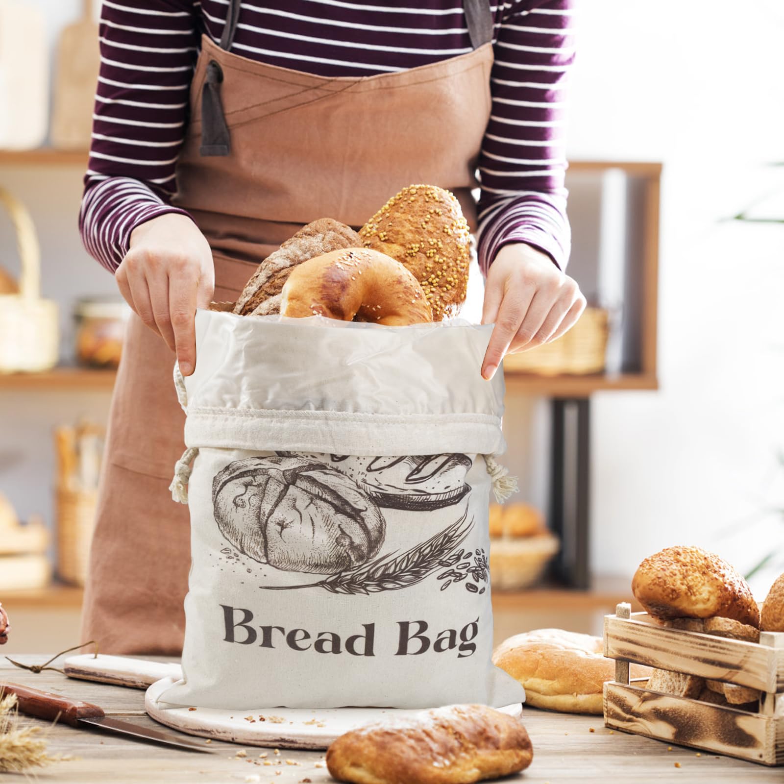 BXFRAE TPU liner inside maintains crust balance while protecting bread.