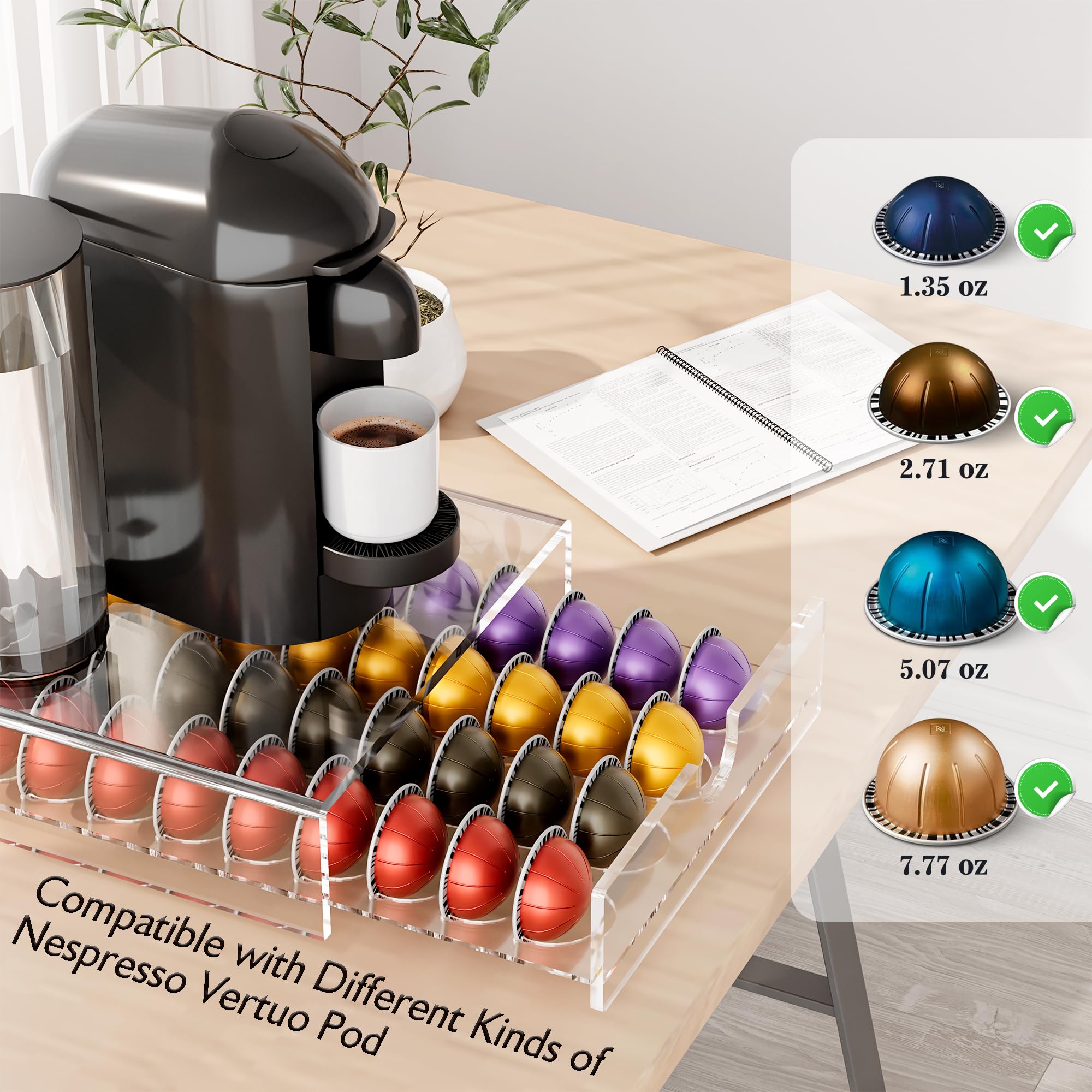 BXINREDA easy-clean acrylic surface is simple to wipe down.