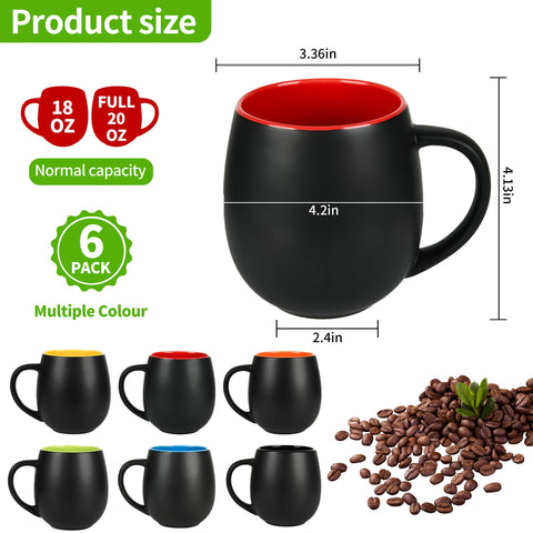 BYCNZB 20oz mug front view showing premium porcelain finish