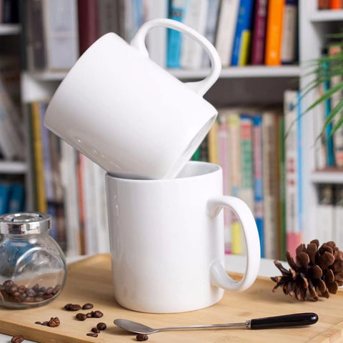 BYCNZB set of two mugs fits busy mornings, saves time.