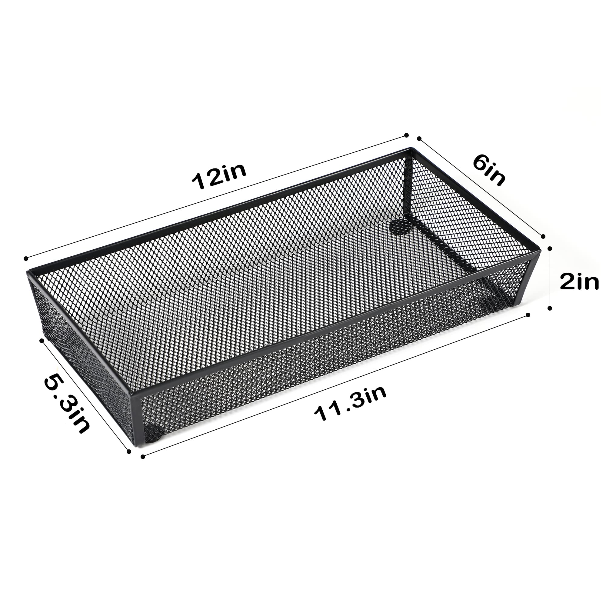 BYCY silverware tray with non-slip bottom stabilizing utensils during use