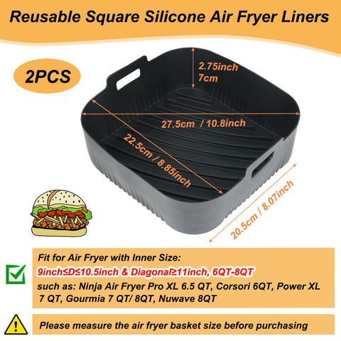 BYKITCHEN liner with handles, side view, easy food transfer and cleanup.