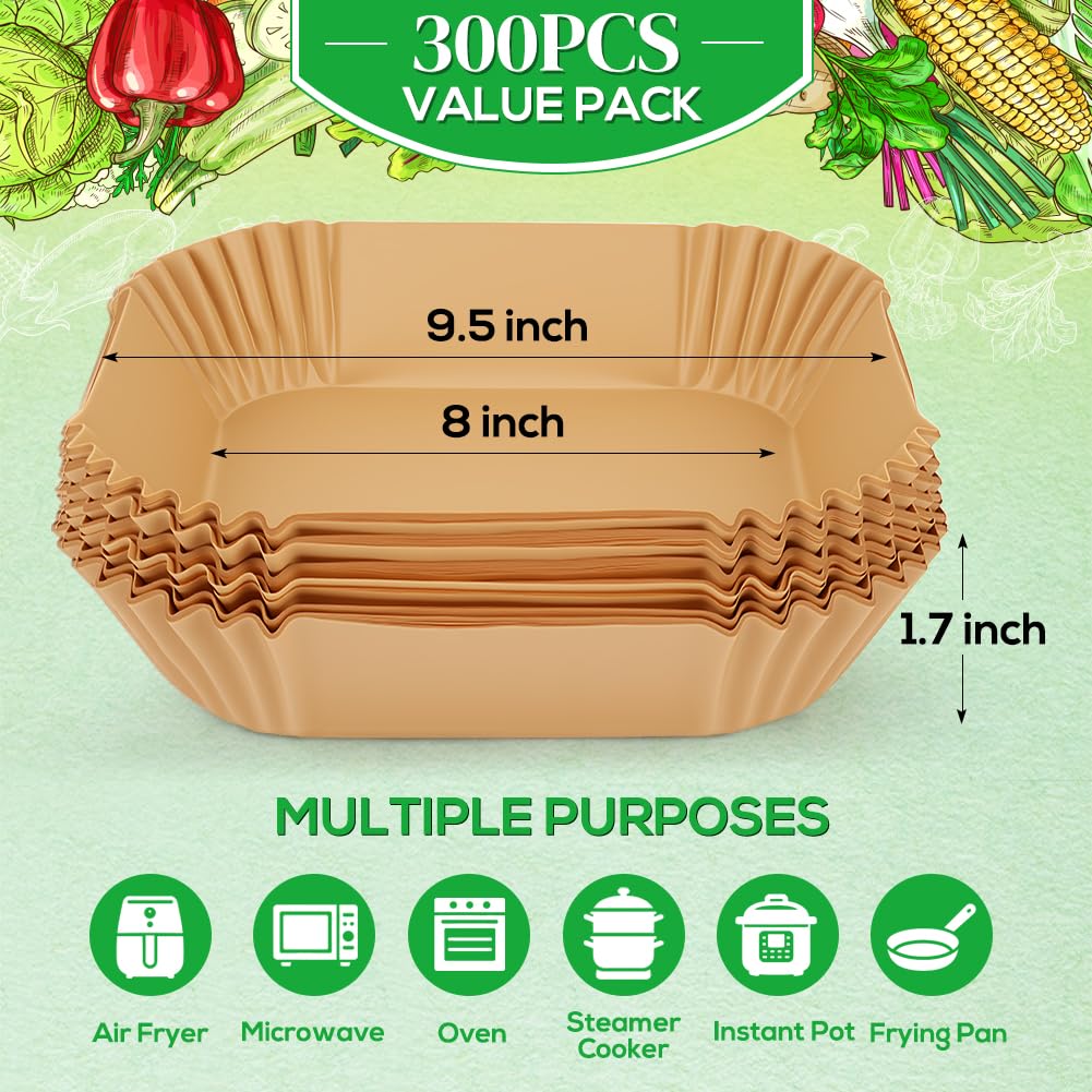 BYKITCHEN airfryer liners in basket keep your fryer clean and crumb-free
