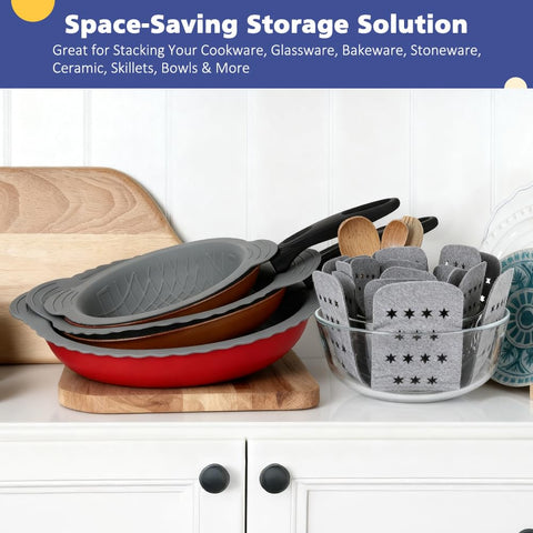 BYKITCHEN cookware protection close-up shows full coverage against scratches