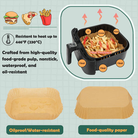 BYKITCHEN liner fits Corsori, Ninja, and other popular air fryers for versatile use.