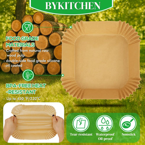 BYKITCHEN food-grade coated parchment ensures safe contact and easy release