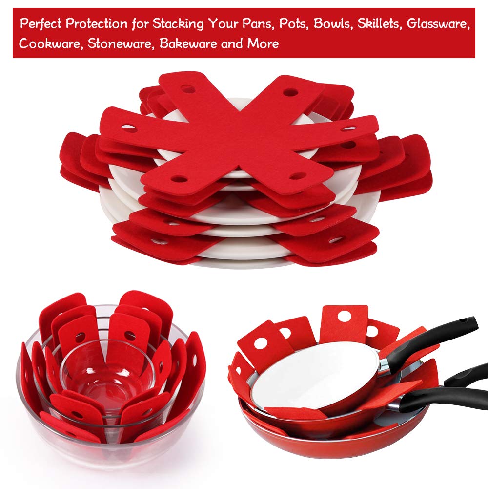 BYKITCHEN glassware protection pad keeps delicate items safe