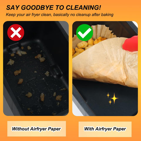 BYKITCHEN paper liners with nonstick coating prevent sticking