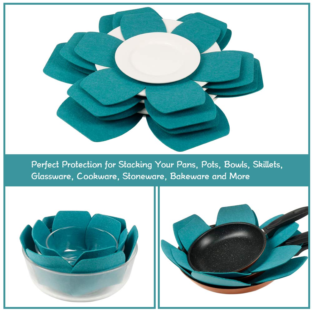 BYKITCHEN protectors shield countertops from hot cookware during transfer