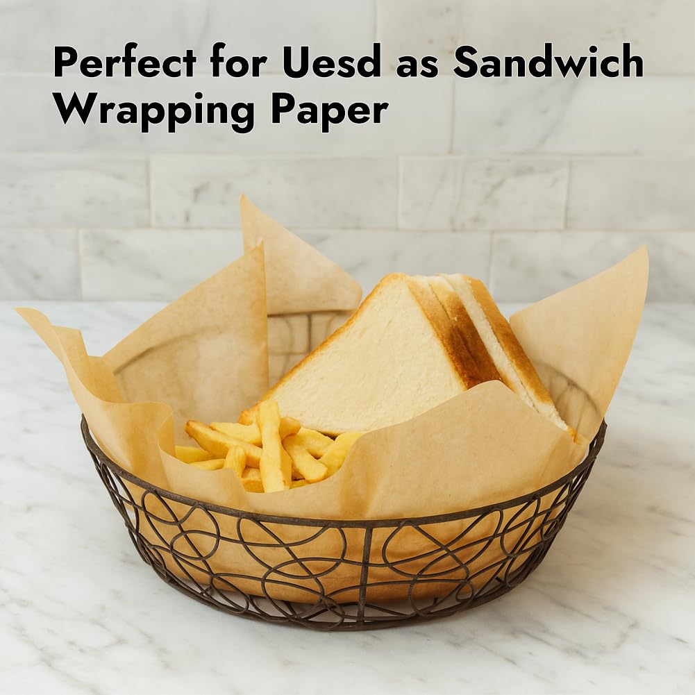 BYKITCHEN sandwich wrapping paper for neat, mess-free serving.