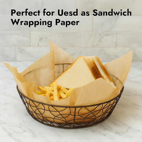 BYKITCHEN sandwich wrapping paper for neat, mess-free serving.