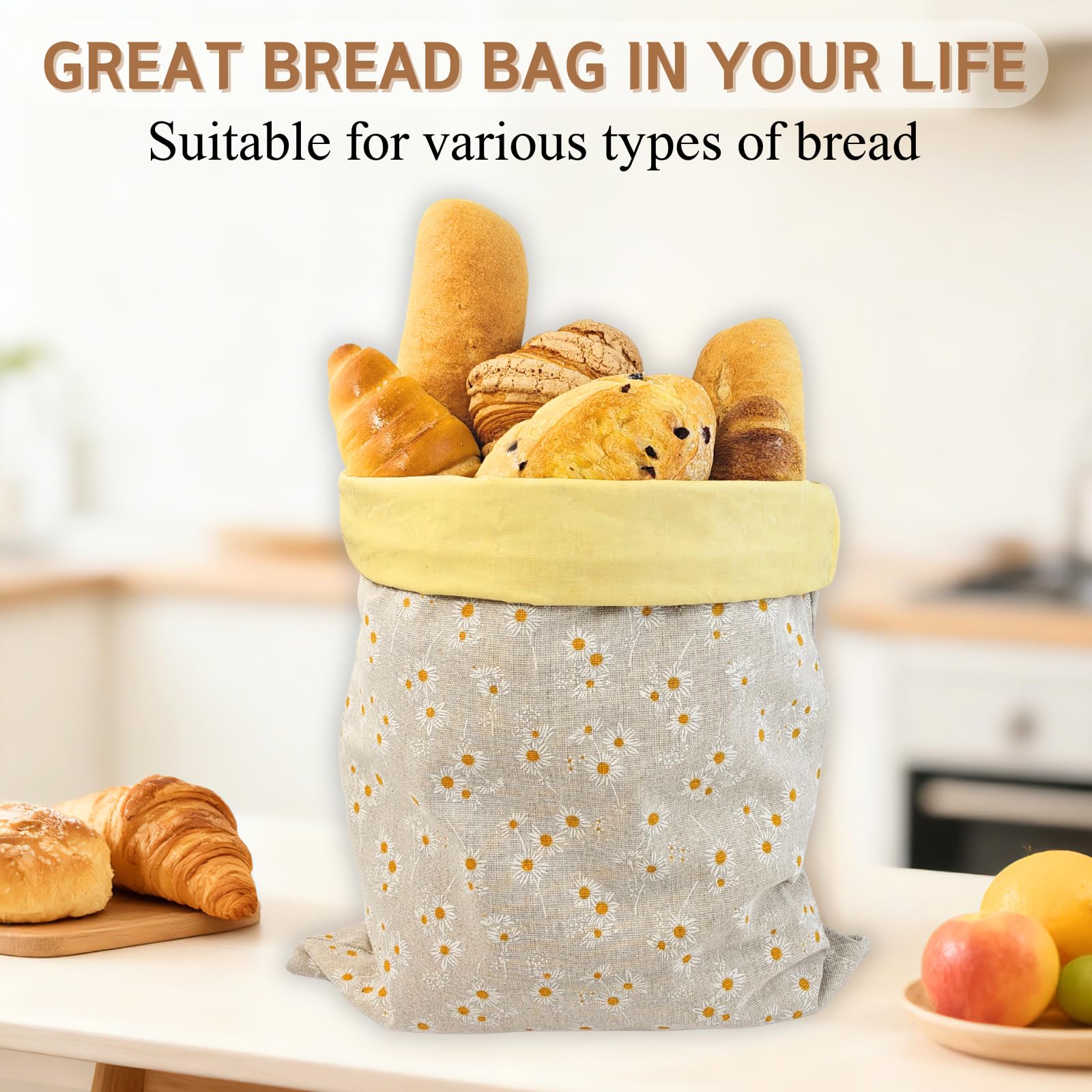 BYTTME bag stores bread, cheese, or snacks for versatile kitchen use.