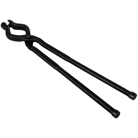 Bzsunway 17-inch V-Bit Bolt Tongs durable steel withstands high heat forging.