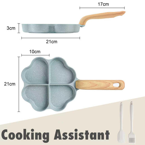 Caannasweis pan with granite nonstick coating for easy release and cleanup