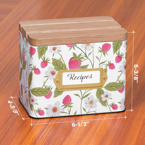 Cabbrix strawberry box comes with 24 dividers for organized categories