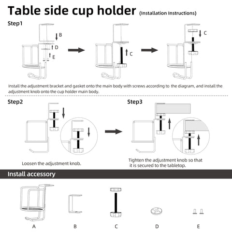 Compact CABTE desk accessory suitable for gaming tables and desks