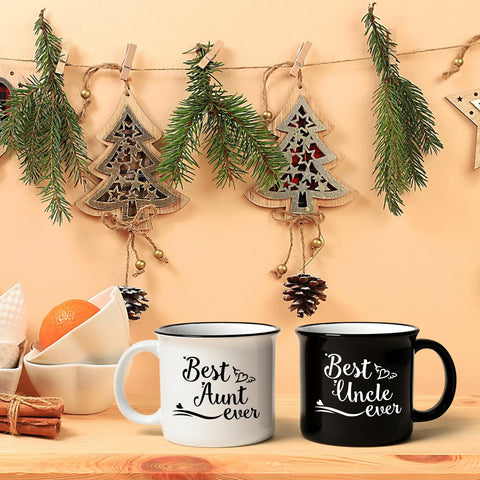 Cabtnca Christmas gift mug set 15oz, a cheerful pair for holiday gatherings