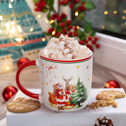 Cabtnca Christmas Mugs 11 oz capacity for coffee, tea, or cocoa