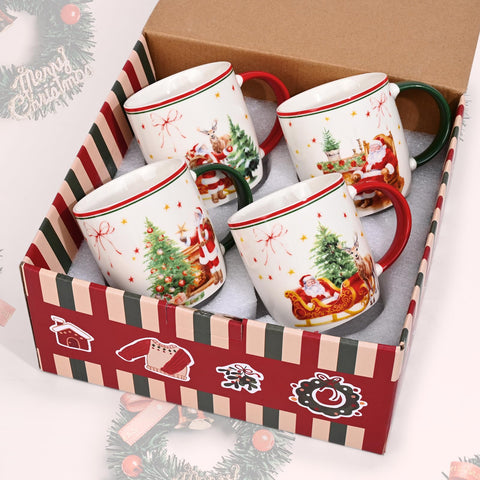 Cabtnca Christmas Mugs offer cozy sipping moments for seasonal mornings