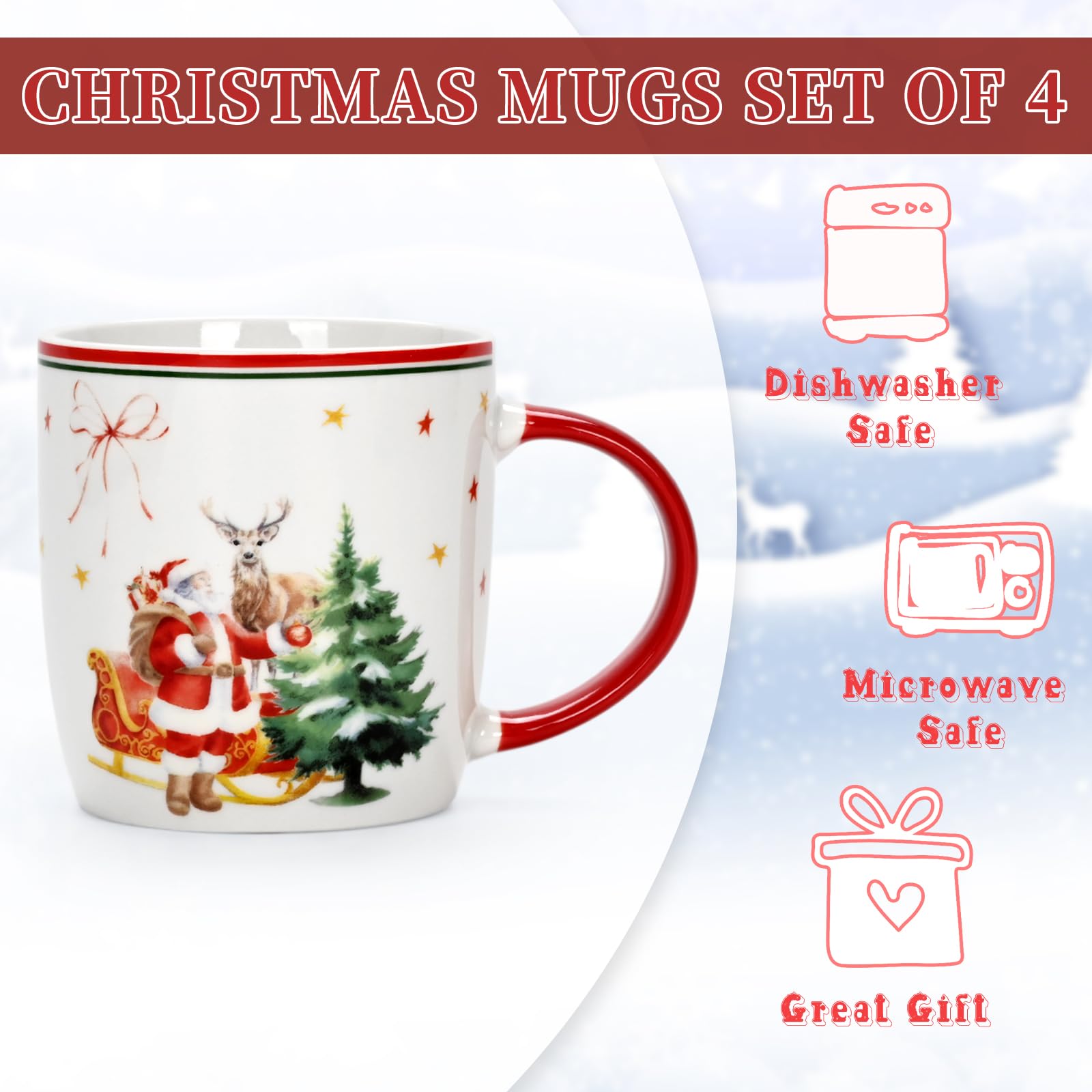 Cabtnca Christmas Mugs come in a gift-ready box for effortless gifting