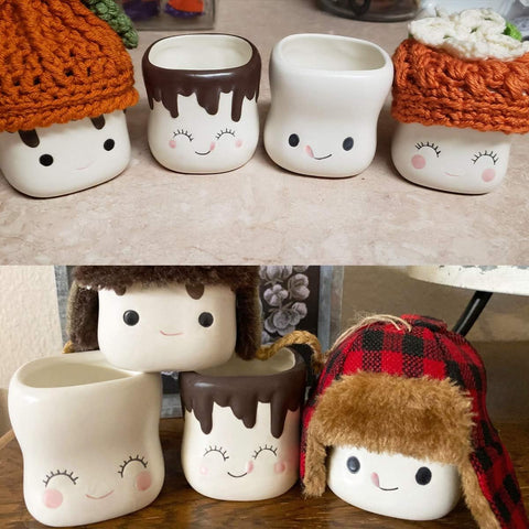 Cabtnca hot chocolate mugs 5oz ideal for kids' cocoa and festive table moments.