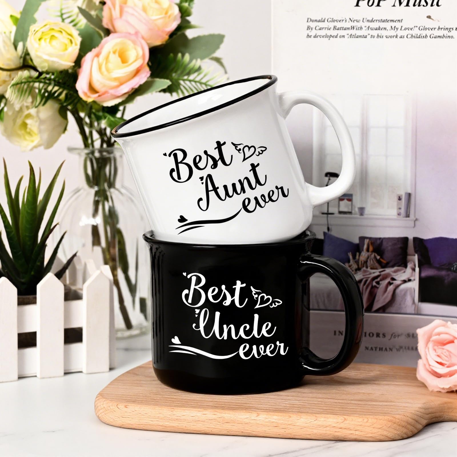 Cabtnca niece-nephew gift mug set, thoughtful keepsake for aunts and uncles