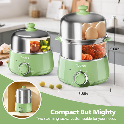 CACHOO stainless steel body with dishwasher-safe parts for easy cleanup.