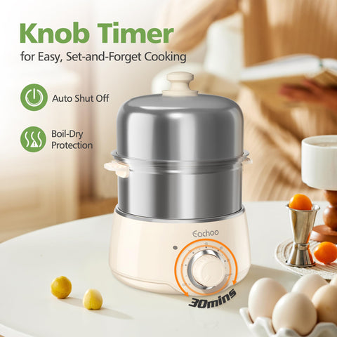 CACHOO timer display demonstrates 30-minute timer for precise results at home.