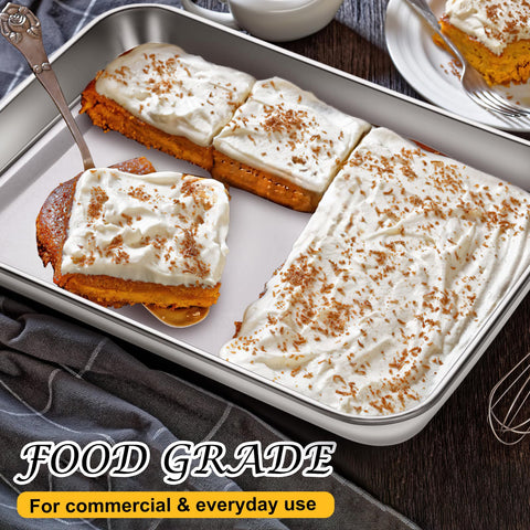 CACOLES baking sheet shown in dishwasher-safe design for quick cleanup.