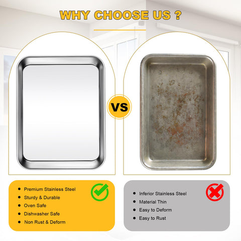 CACOLES baking sheet demonstrates even heat conduction for uniform baking.