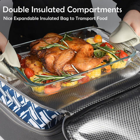 CaCTOUR carrier expanded dual deck shows expandable capacity for large pans