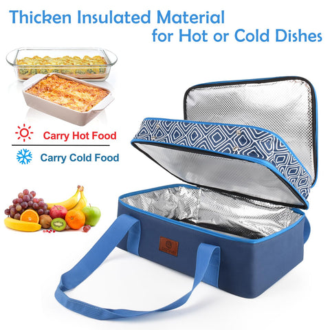 Exterior pockets and robust fabric for utensils and napkins