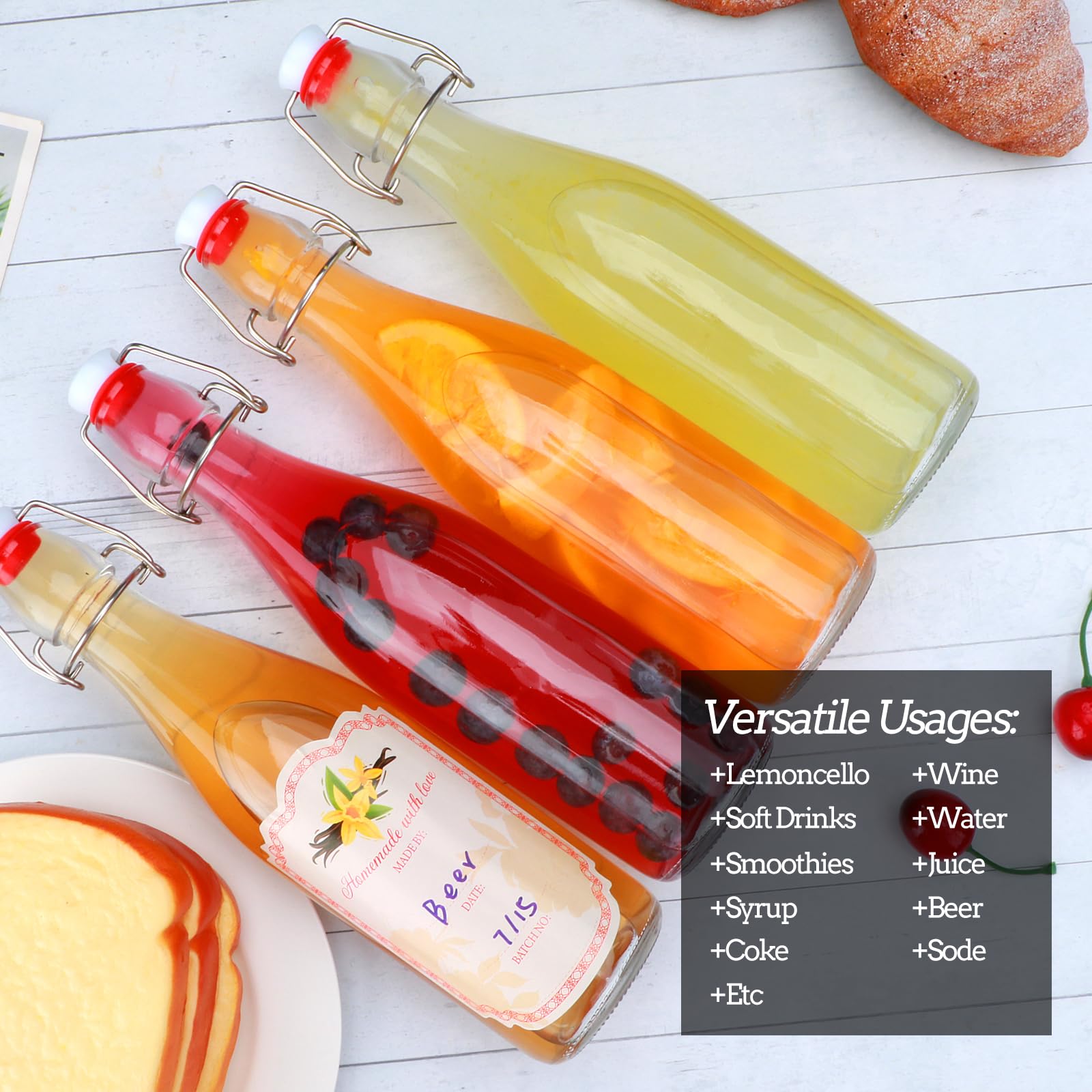 Cadamada silicone funnels and seals simplify filling without spills.